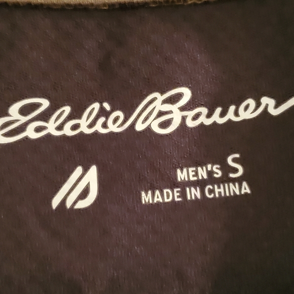 NWT Eddie Bauer FreeDry Olive T-Shirt Small - Picture 3 of 9